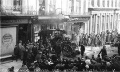 Trinity-Street-Fire-Brigade-pumping-out-water-using-a-steam-pump-after-the-great-storm-of-1913.
